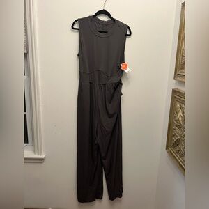 Cider Gray Jumpsuit NWT